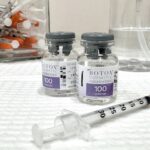 Botox bottles and syringe