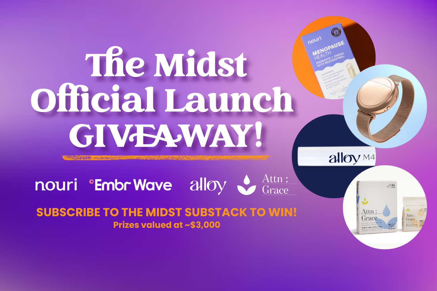 Enter to win prizes in The Midst official launch giveaway! - THE MIDST