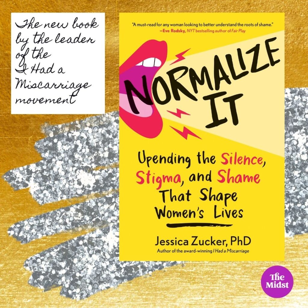 The cover of the book "Normalize It" by Jessica Zucker