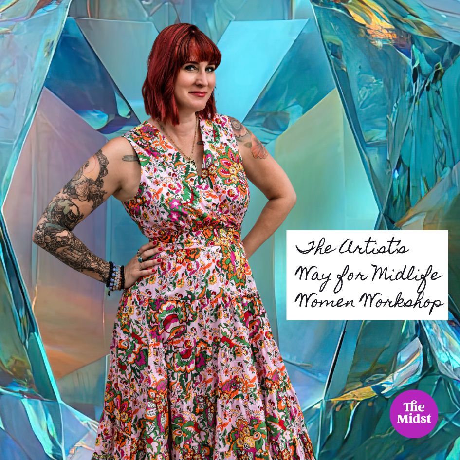 Stephanie Sprenger, who teaches the Artist's Way for Midlife Women Workshop