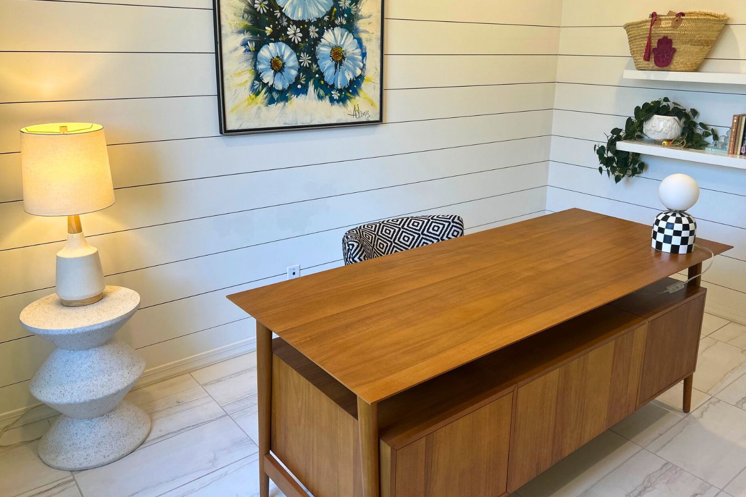 Midcentury modern home office