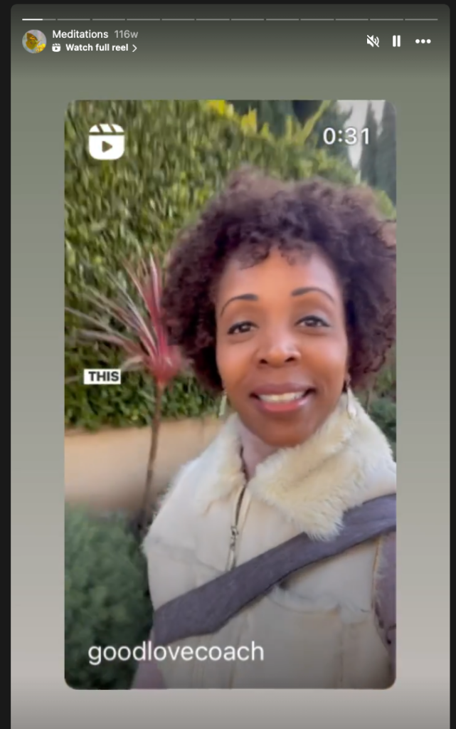 Watch this short video of Daydree Horner practicing walking meditation on Instagram.