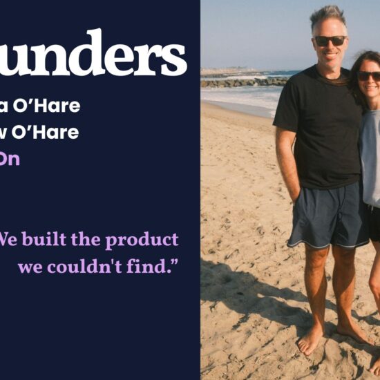 Co-founders of ThriveOn Andrew O'Hare and Victoria O'Hare