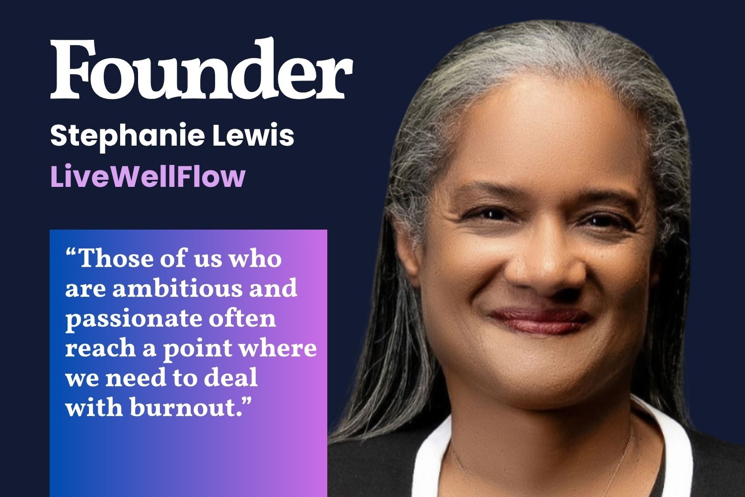 Stephanie Lewis Founder of LiveWellFlow