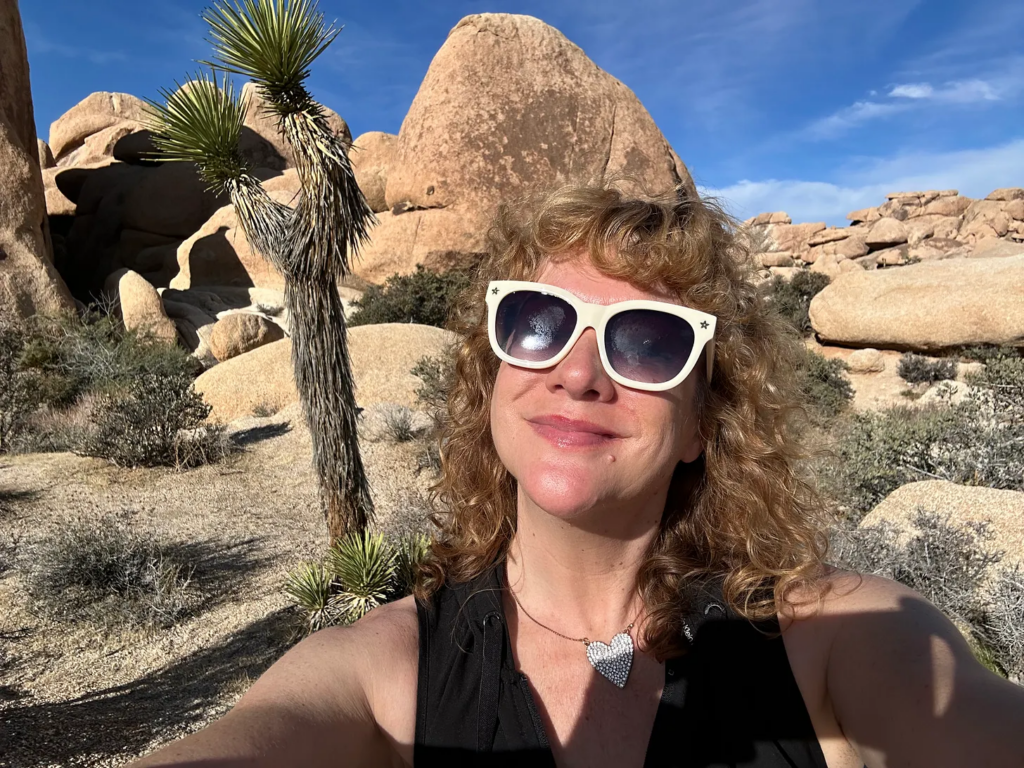 Amy Schroeder, Founder of The Midst, in the Joshua Tree National Forest