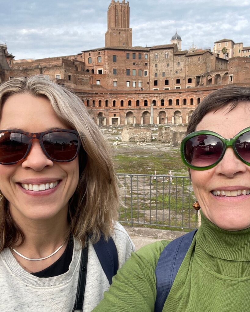 See the resemblance? Jenni Tarma works closely with her mom, Jaana Tarma, who is the President of Kaari.