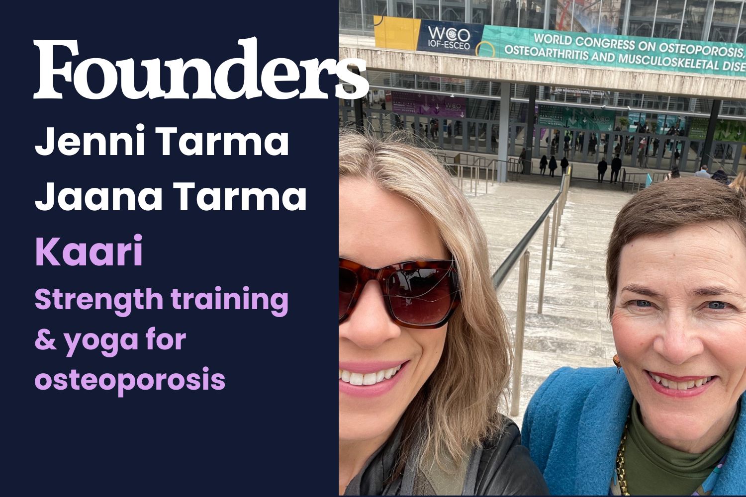 Kaari cofounders Jenni Tarma and Jaana Tarma